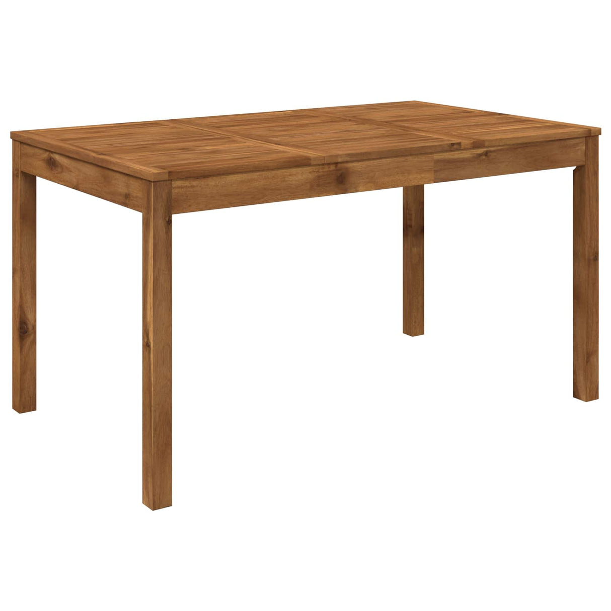 Garden Dinner Table Natural 141 x 80.5 x 75 cm