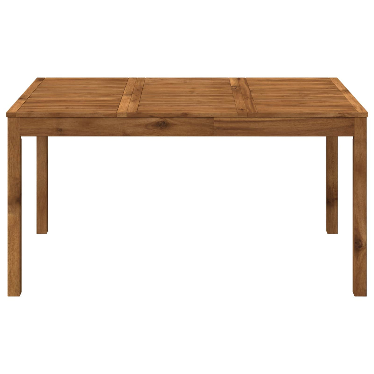 Garden Dinner Table Natural 147 x 88.5 x 75 cm