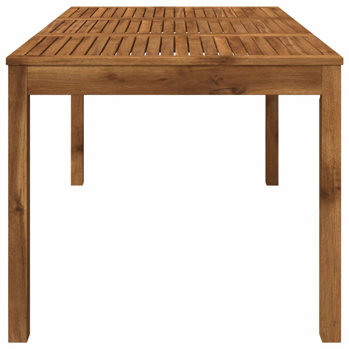 Garden Dinner Table Natural 147 x 88.5 x 75 cm