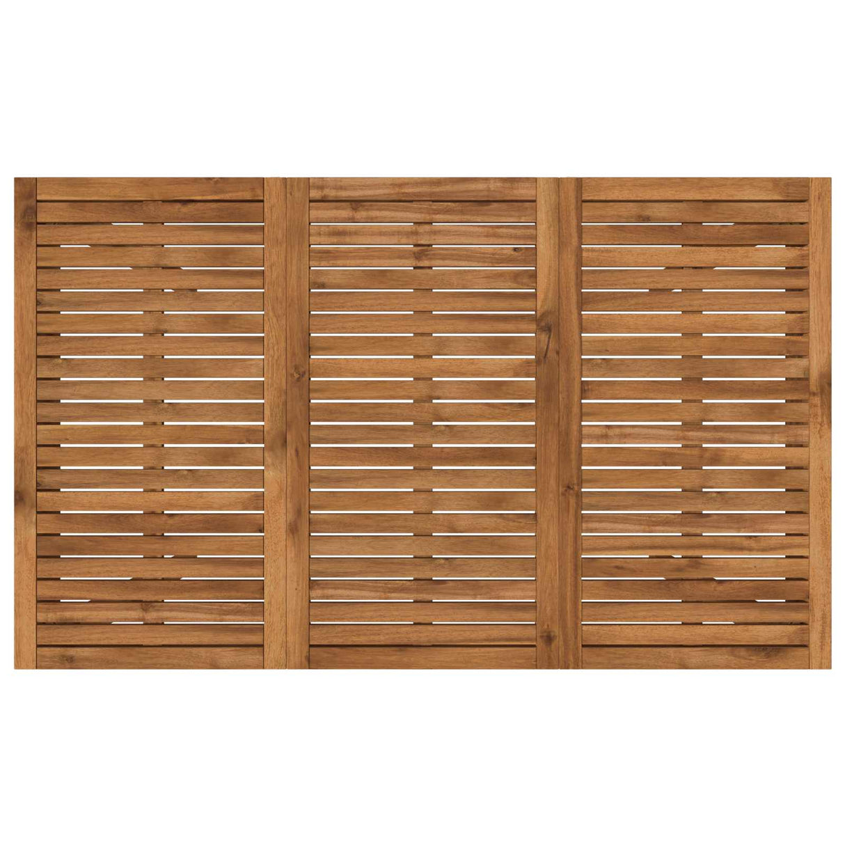 Garden Dinner Table Natural 147 x 88.5 x 75 cm