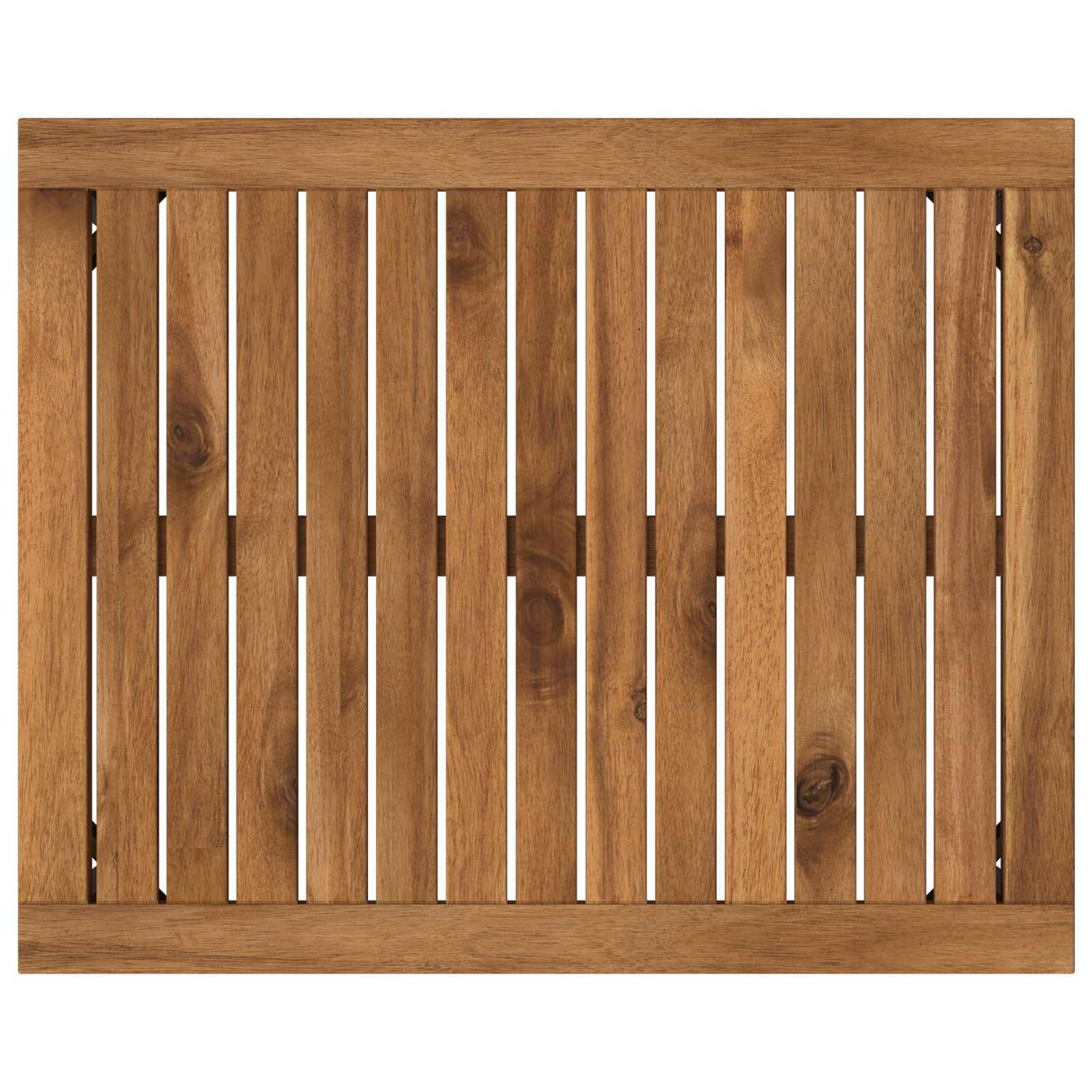 Coffee Table Natural and Black 50 x 60.5 x 36 cm