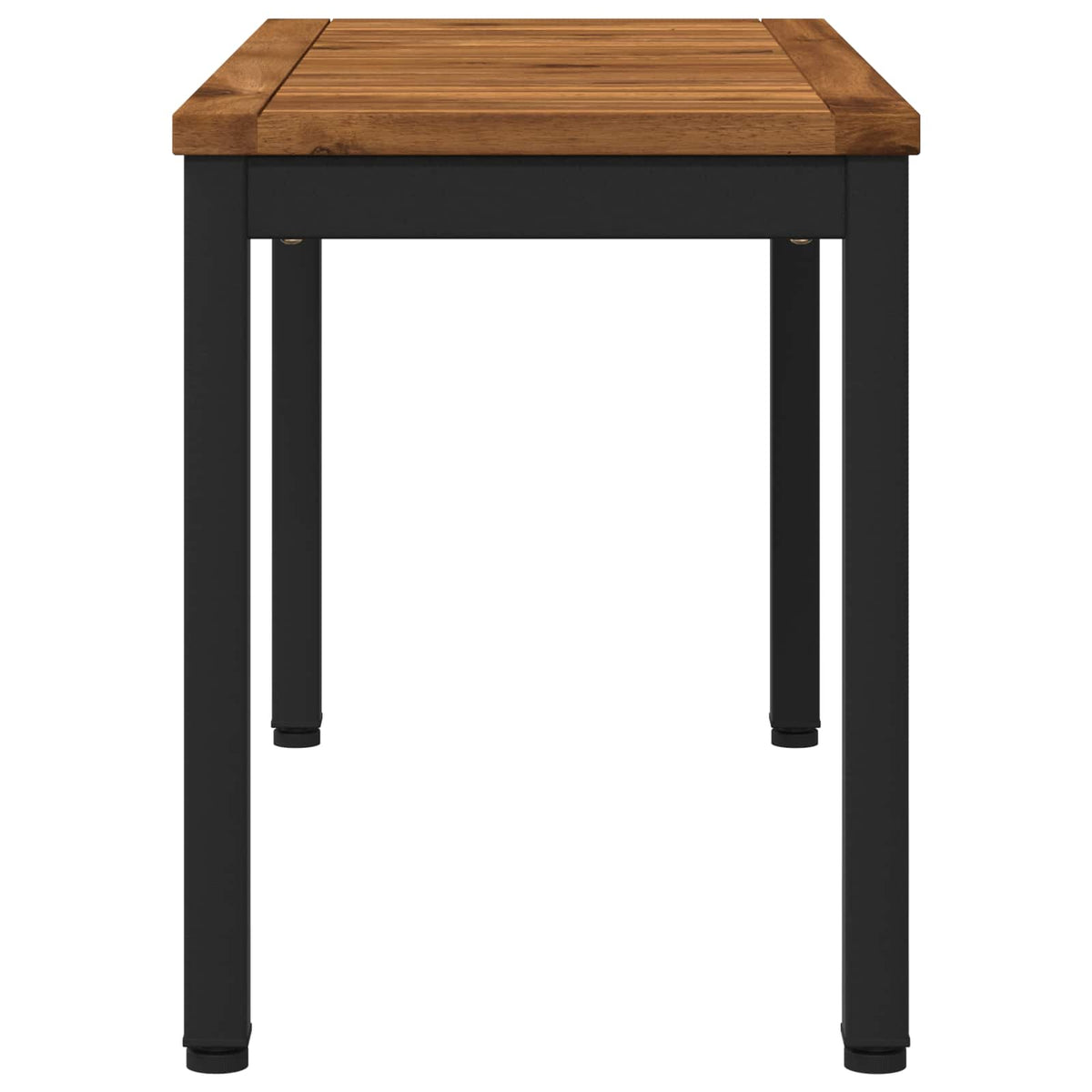 Garden Bench 80.5 x 35 x 45 cm Solid Acacia Wood Rectangular