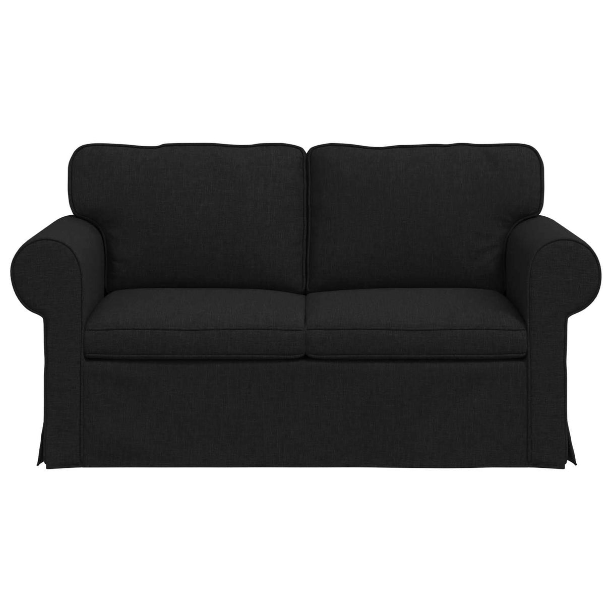 Sofa Black 155 x 82 x 80 cm Fabric
