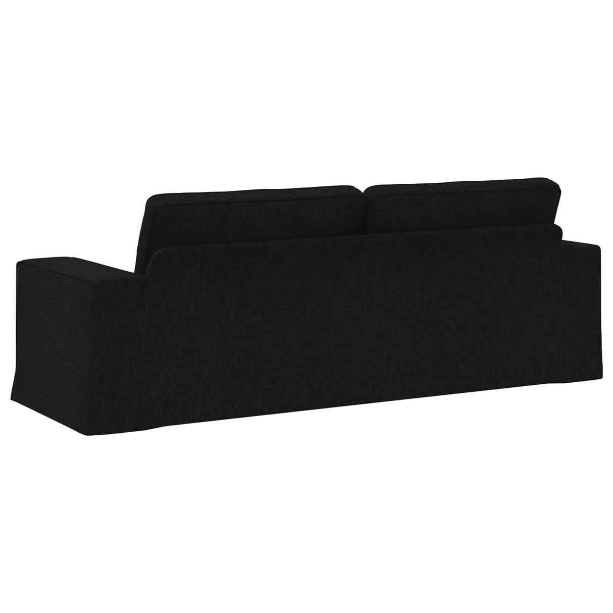 Sofa Black 222 x 80 x 82 cm Fabric