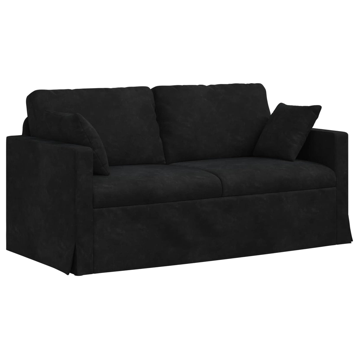 Sofa Black 158 x 78 x 80 cm Velvet