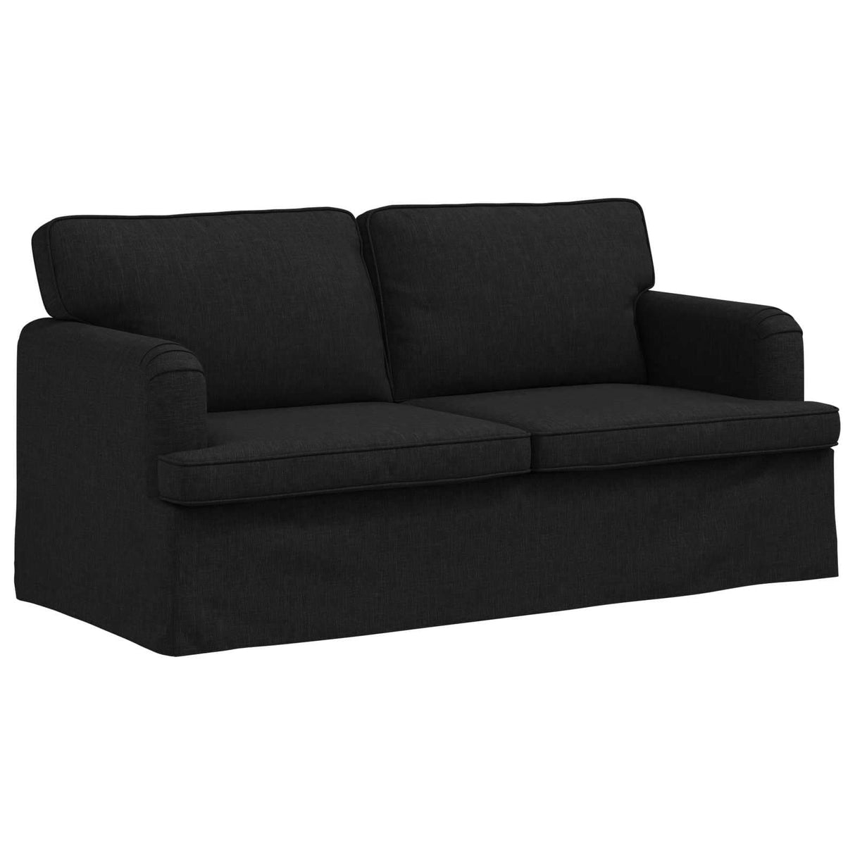Sofa Black 142 x 80 x 85 cm Fabric