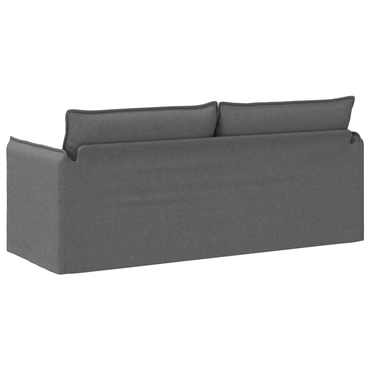Sofa Dark Grey 196 x 82 x 85 cm Fabric