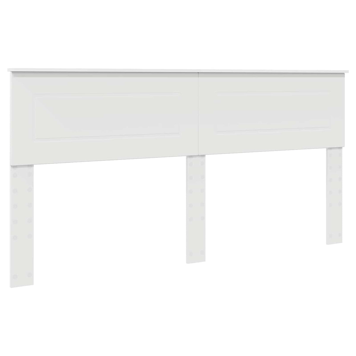 Bed Frame with Headboard White 180 x 200 cm Engineered Wood