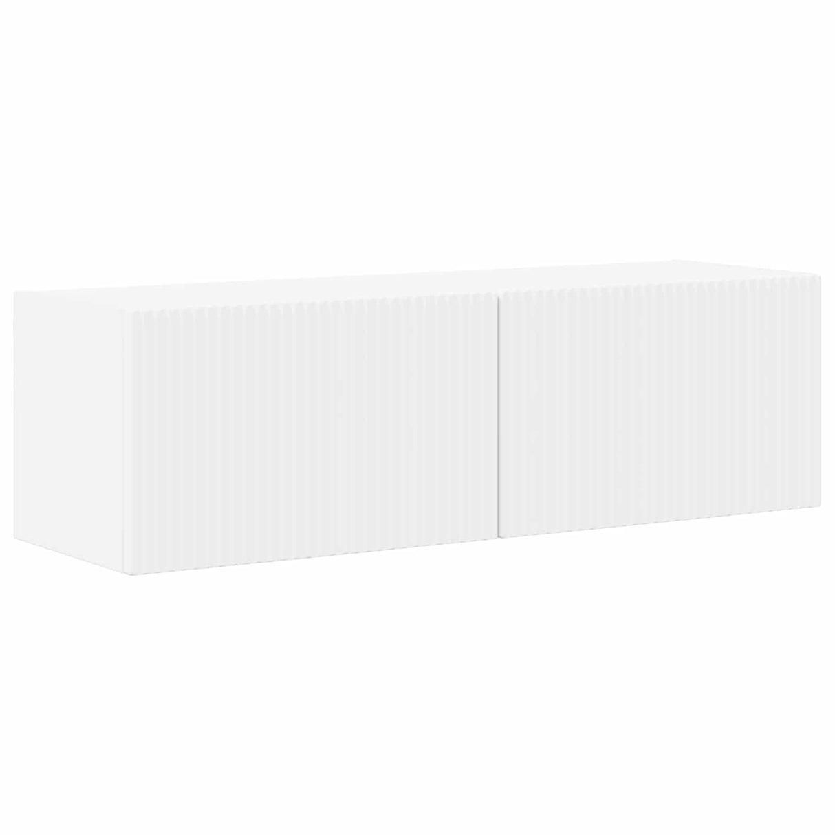 TV Wall Cabinet Set 4 pcs White Engineered Wood