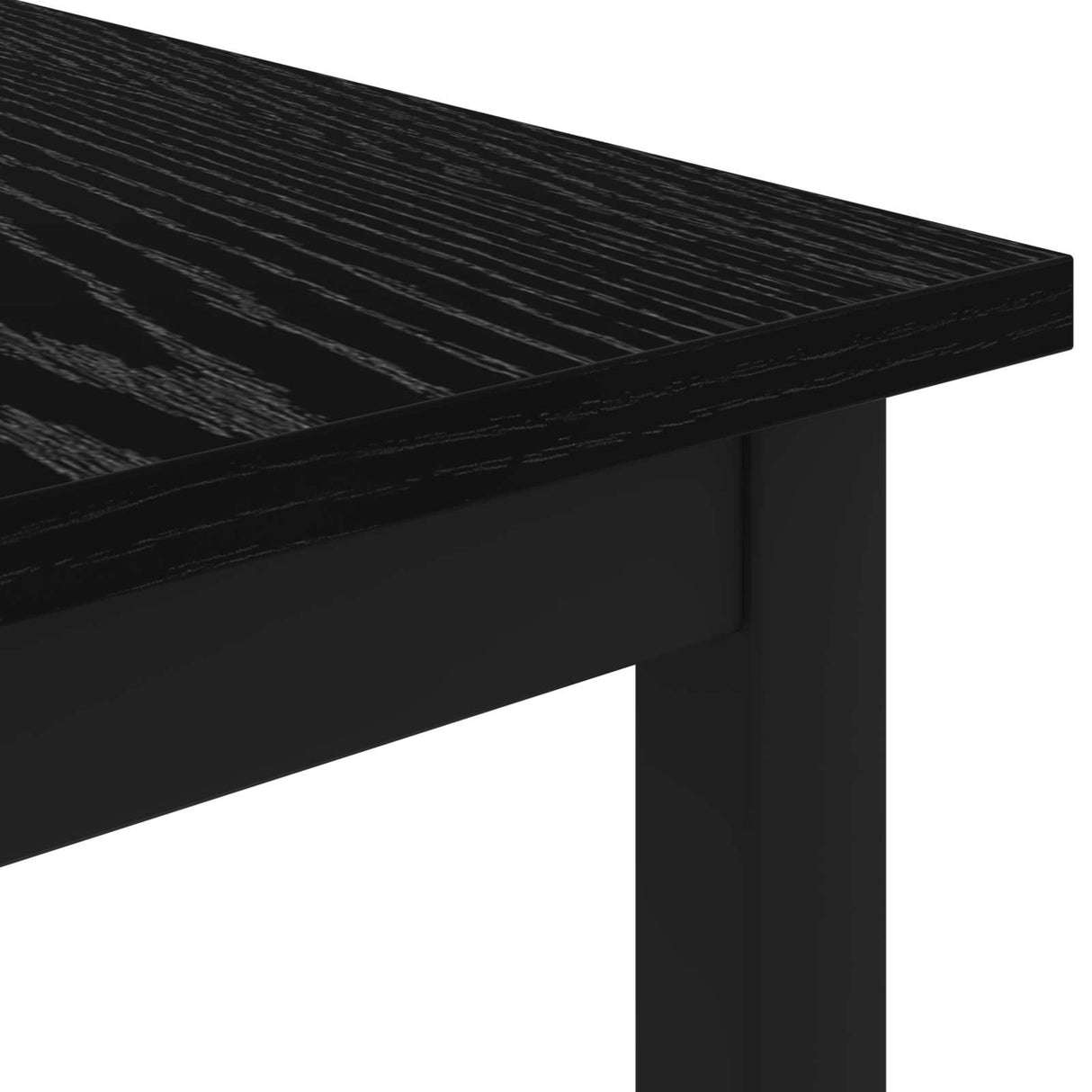 Coffee Table Black Oak 100 x 50 x 45 cm Engineered Wood