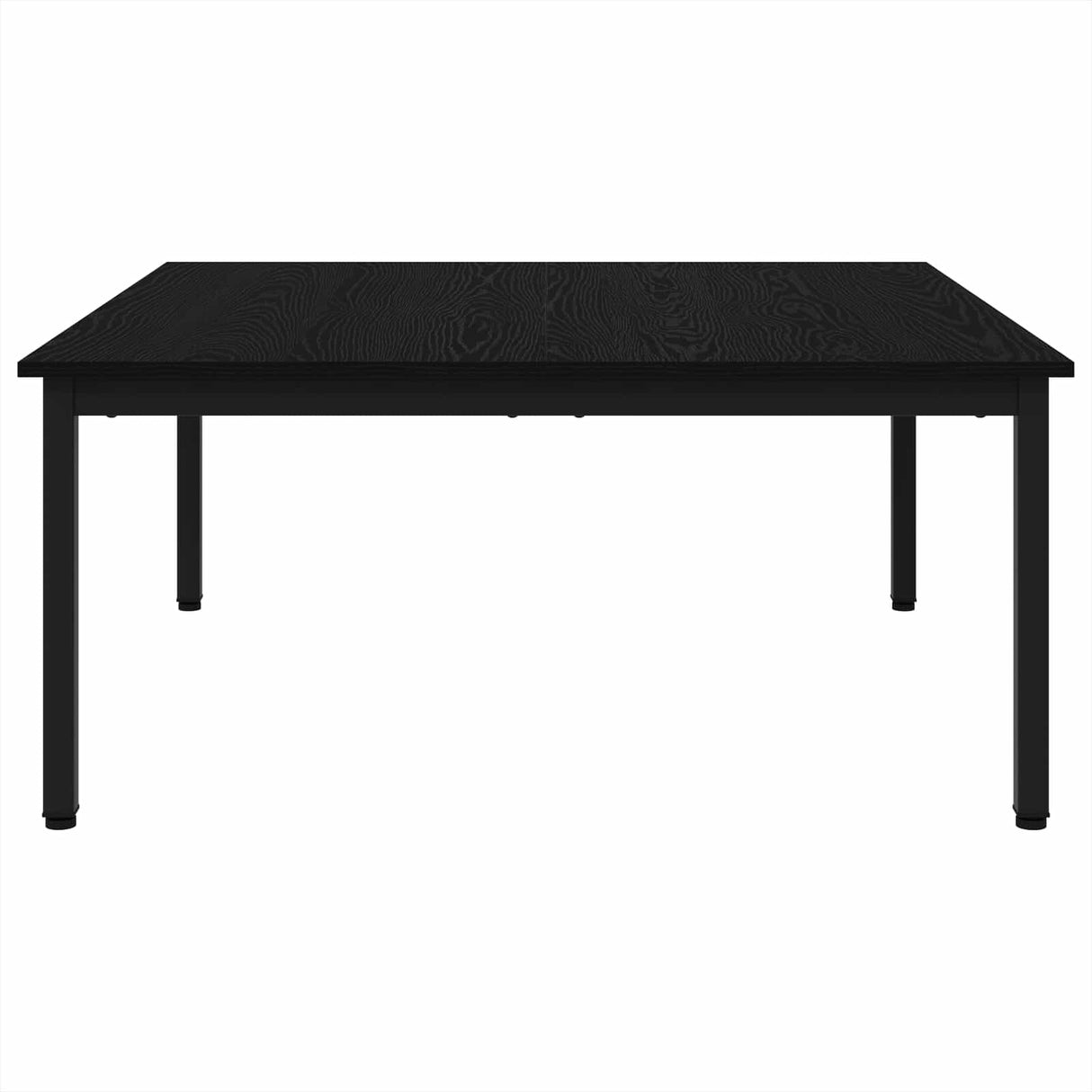 Coffee Table Black Oak 100 x 100 x 45 cm Engineered Wood