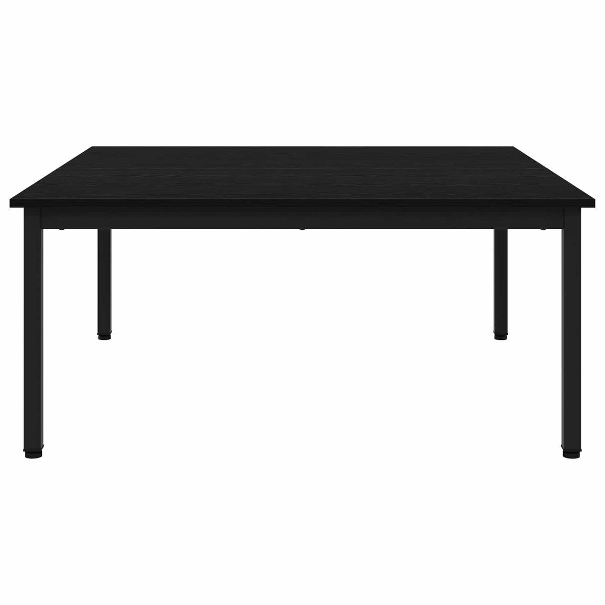 Coffee Table Black Oak 100 x 100 x 45 cm Engineered Wood