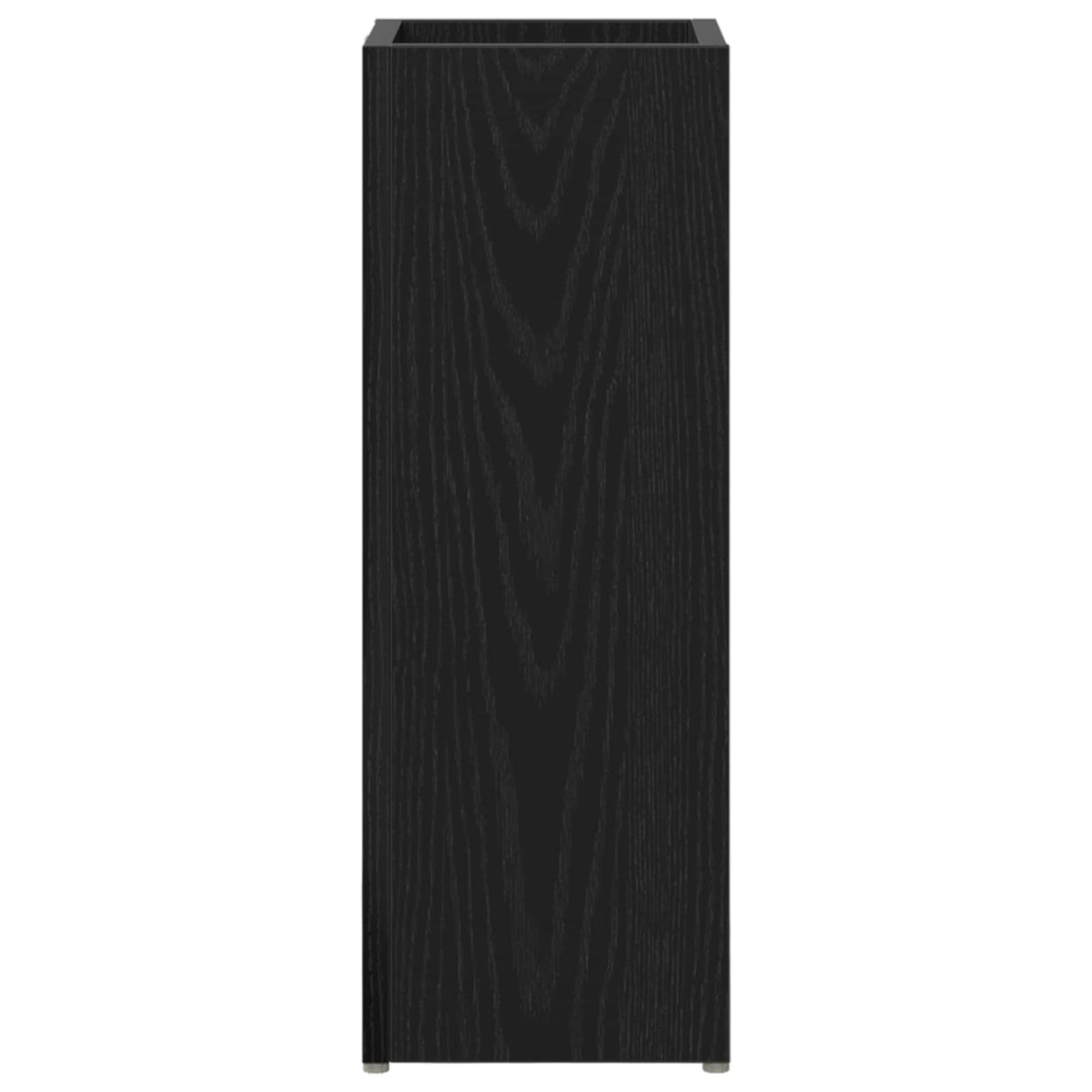 Umbrella Stand Black Oak 20 x 20 x 55.5 cm Engineered Wood