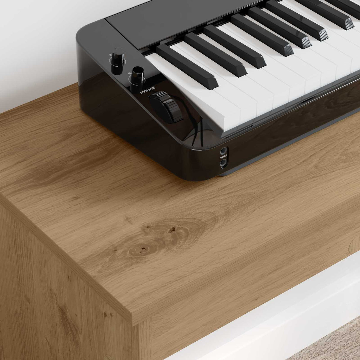 Keyboard Stand Artisan Oak 100 x 32 x 64 cm Engineered Wood