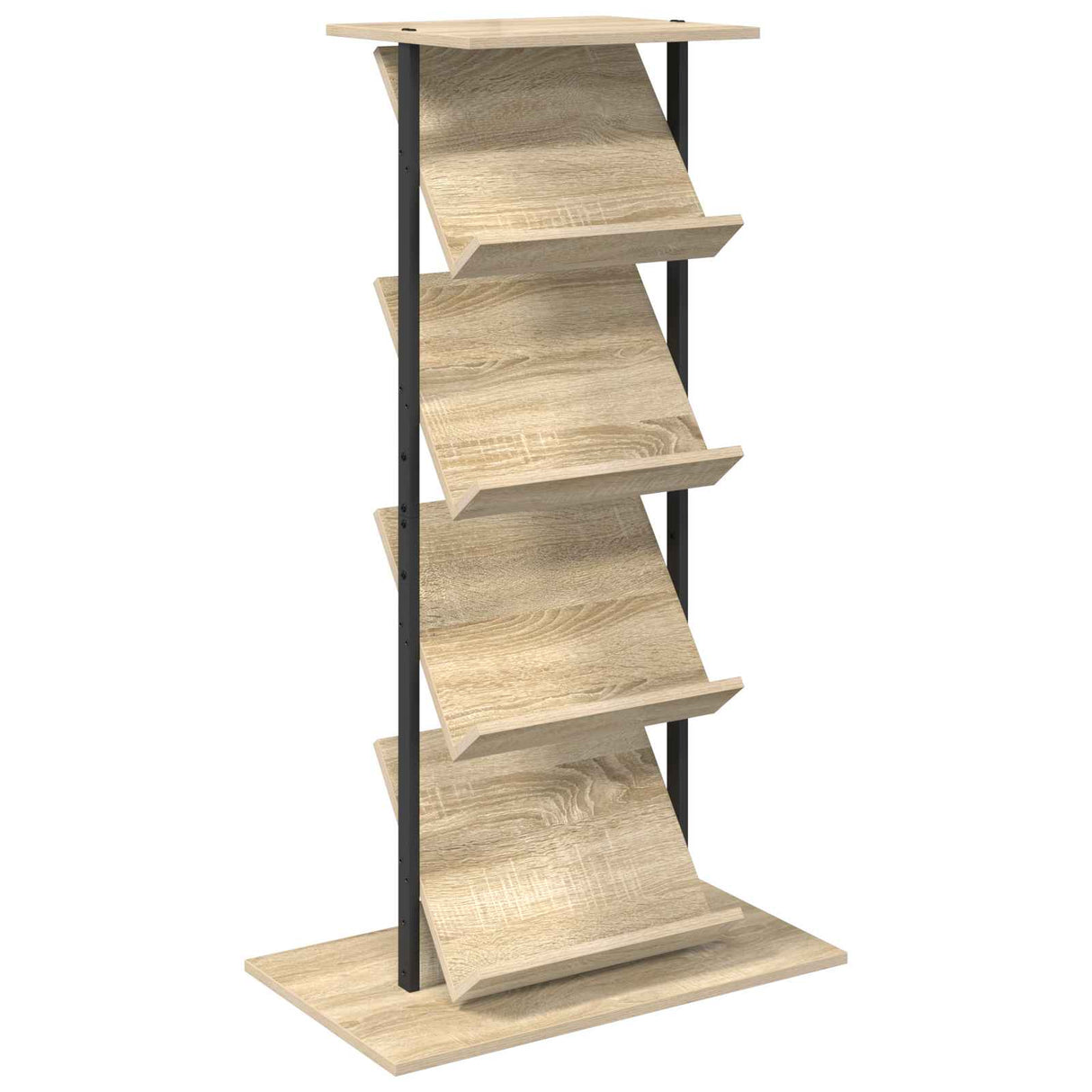 Magazine Rack Sonoma Oak 68 x 40 x 123.5 cm Engineered Wood