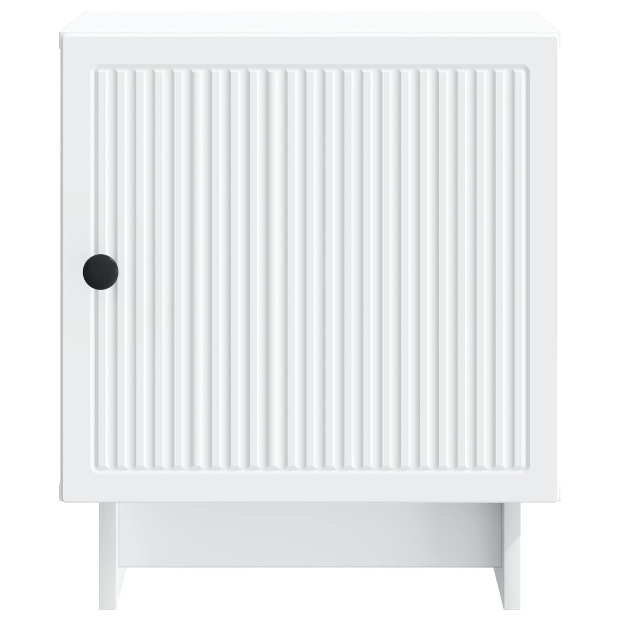 Bedside Cabinet White 43 x 34.5 x 50 cm Engineered Wood