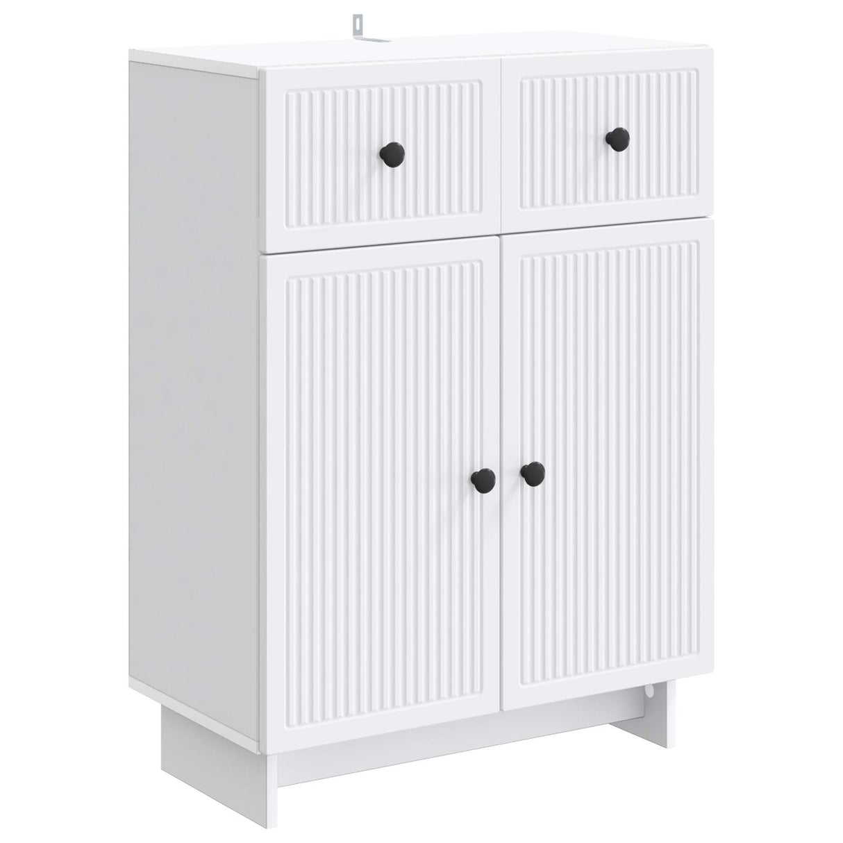 Sideboard with Drawer White 66 x 34.5 x 90 cm Engineered Wood