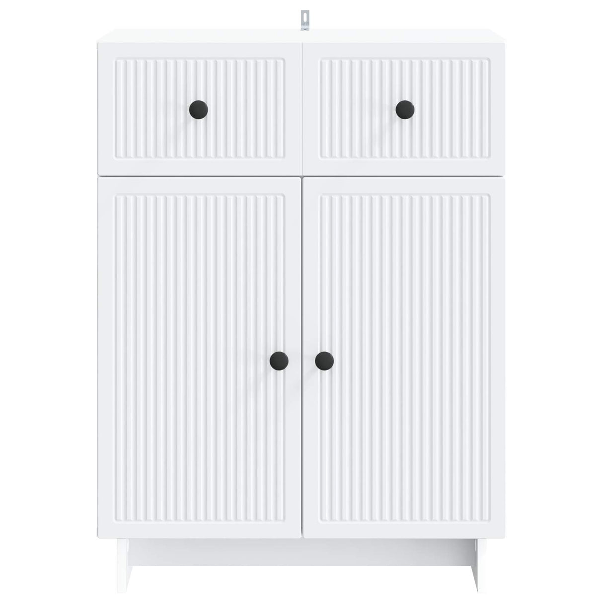 Sideboard with Drawer White 66 x 34.5 x 90 cm Engineered Wood