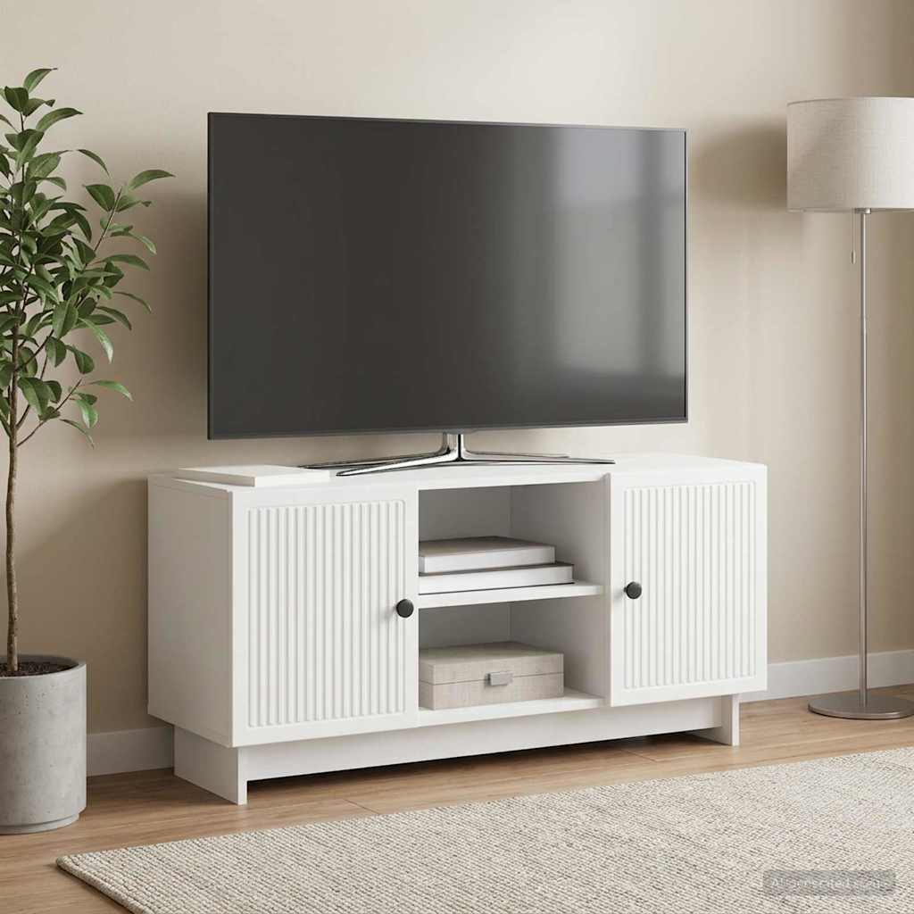 TV Cabinet 102 x 34.5 x 50 cm White Engineered Wood