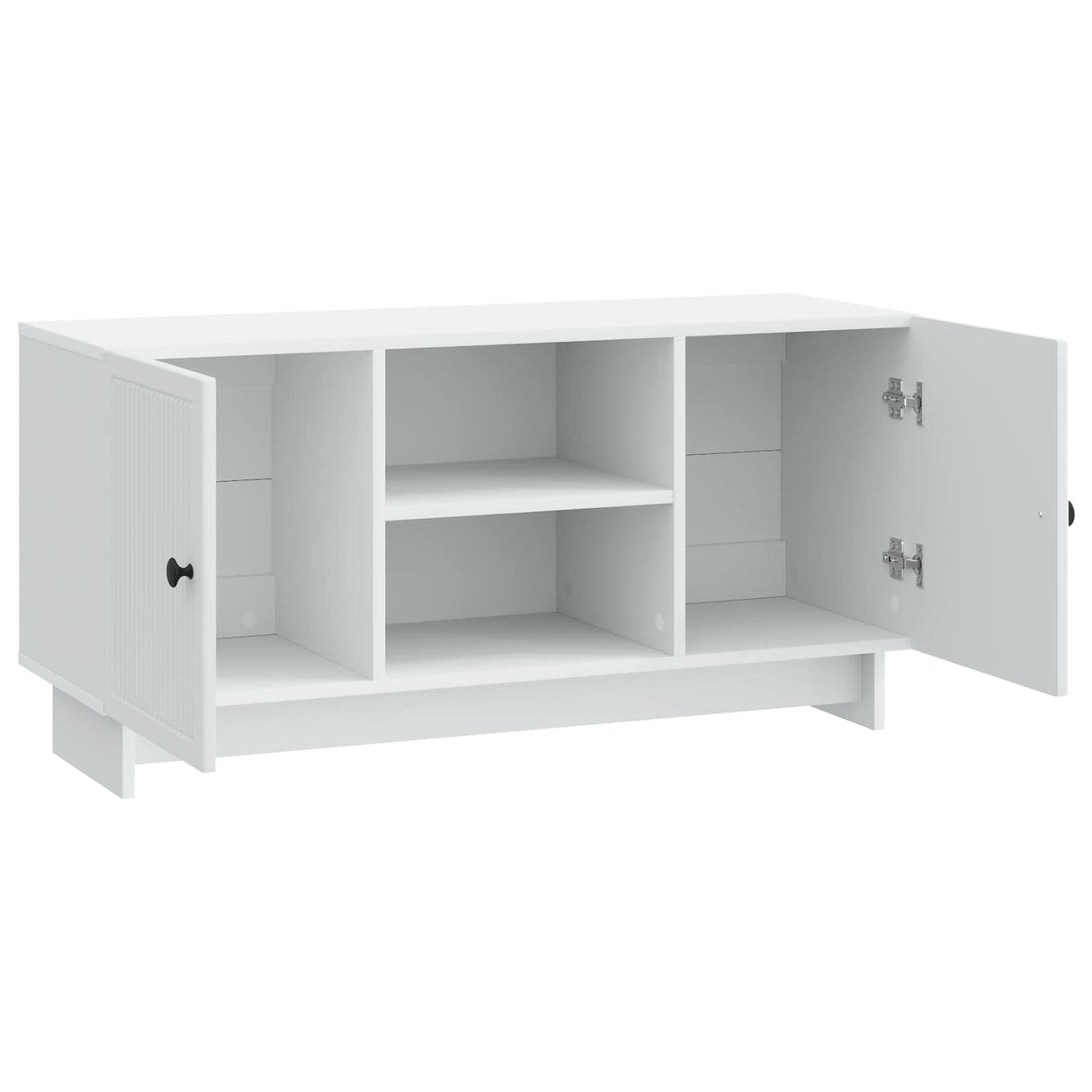 TV Cabinet 102 x 34.5 x 50 cm White Engineered Wood