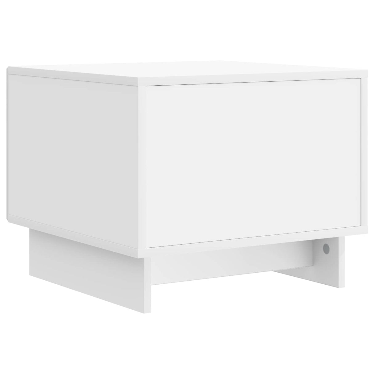 Coffee Table with Drawer White 49 x 50 x 40 cm Engineered Wood