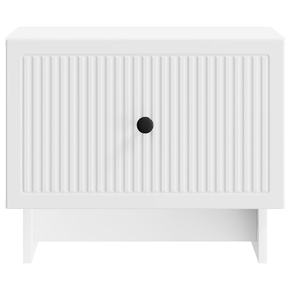 Coffee Table with Drawer White 49 x 50 x 40 cm Engineered Wood