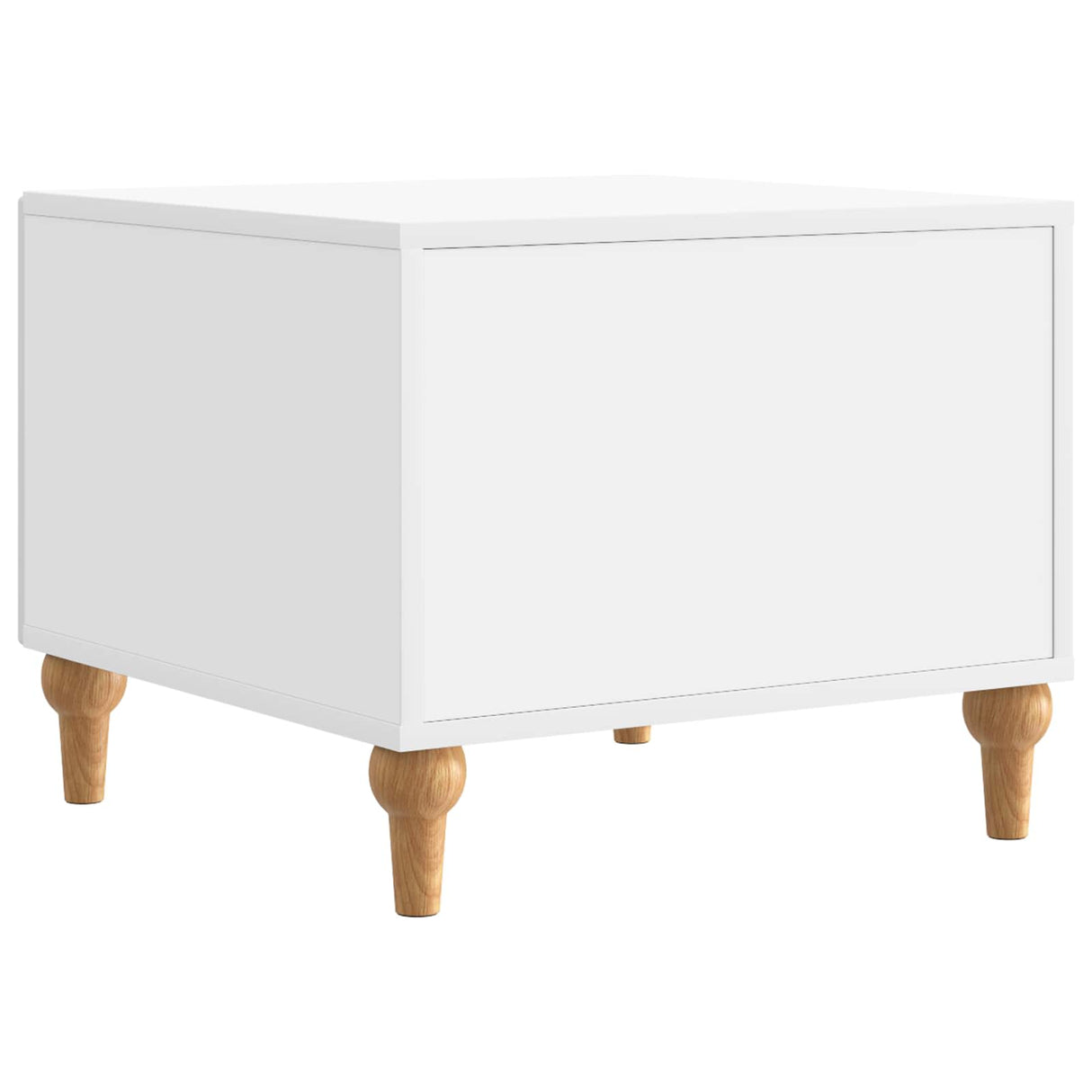Coffee Table with Drawer White 49 x 50 x 40 cm Engineered Wood