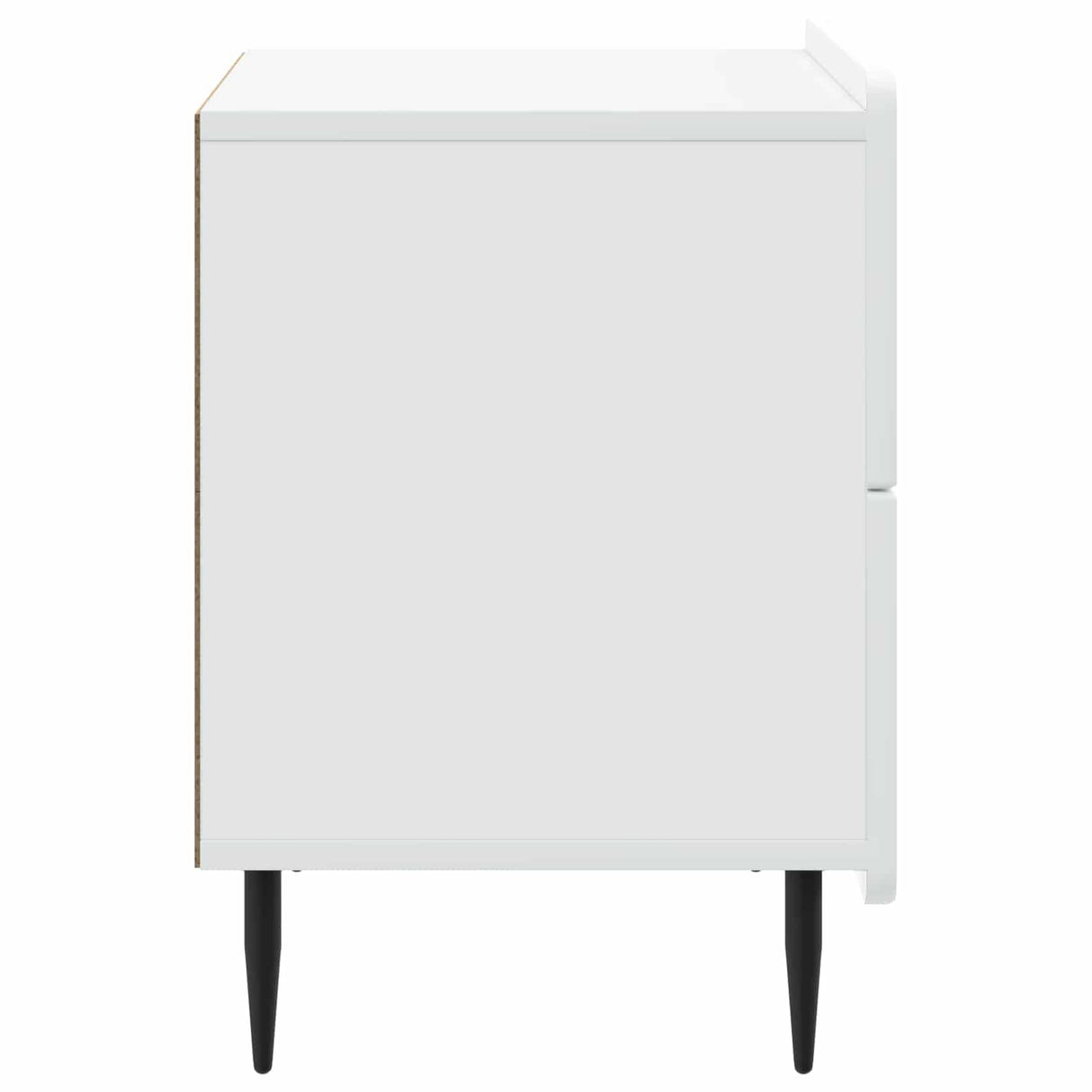 Bedside Cabinet White 62 x 34.5 x 49.5 cm Engineered Wood
