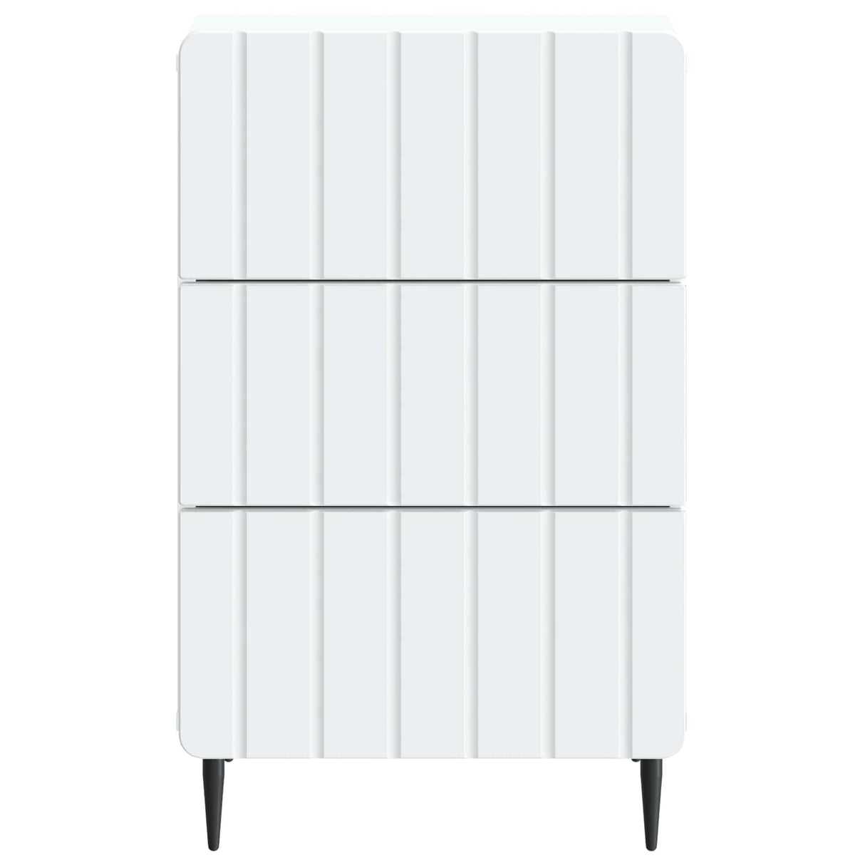 Bedside Cabinet White 43 x 41 x 68 cm Engineered Wood