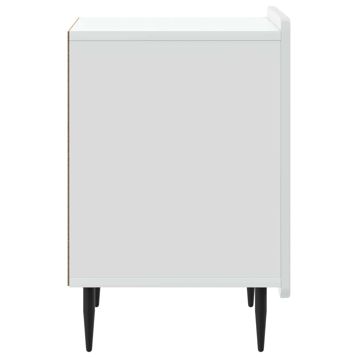 Bedside Cabinet White 43 x 34.5 x 52 cm Engineered Wood