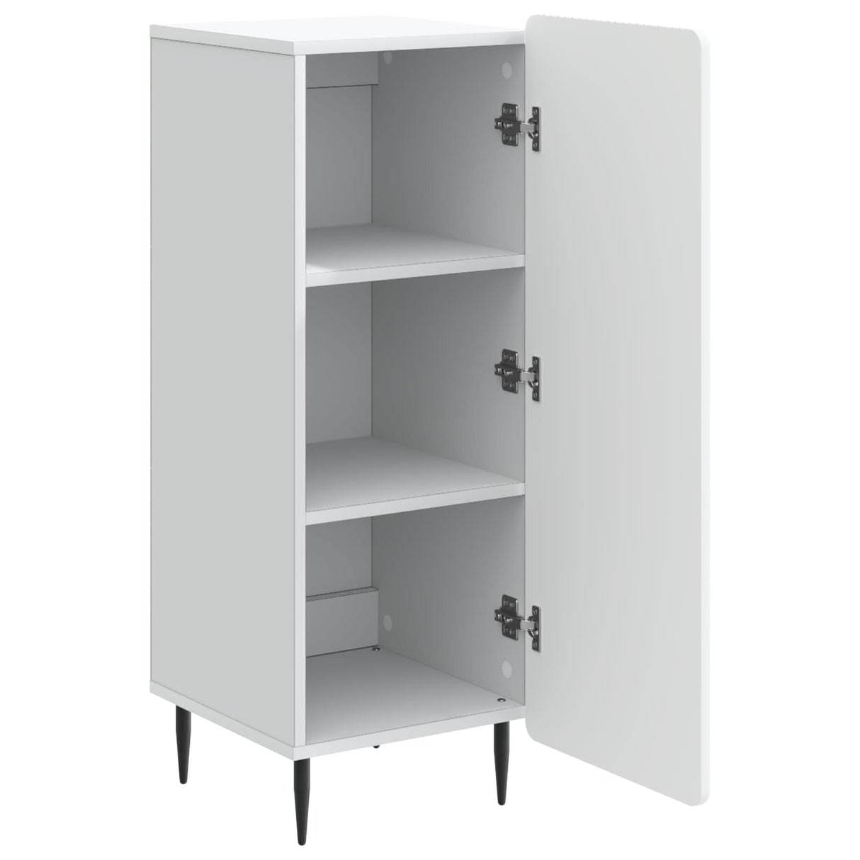 Sideboard White 34.5 x 33 x 92 cm Engineered Wood