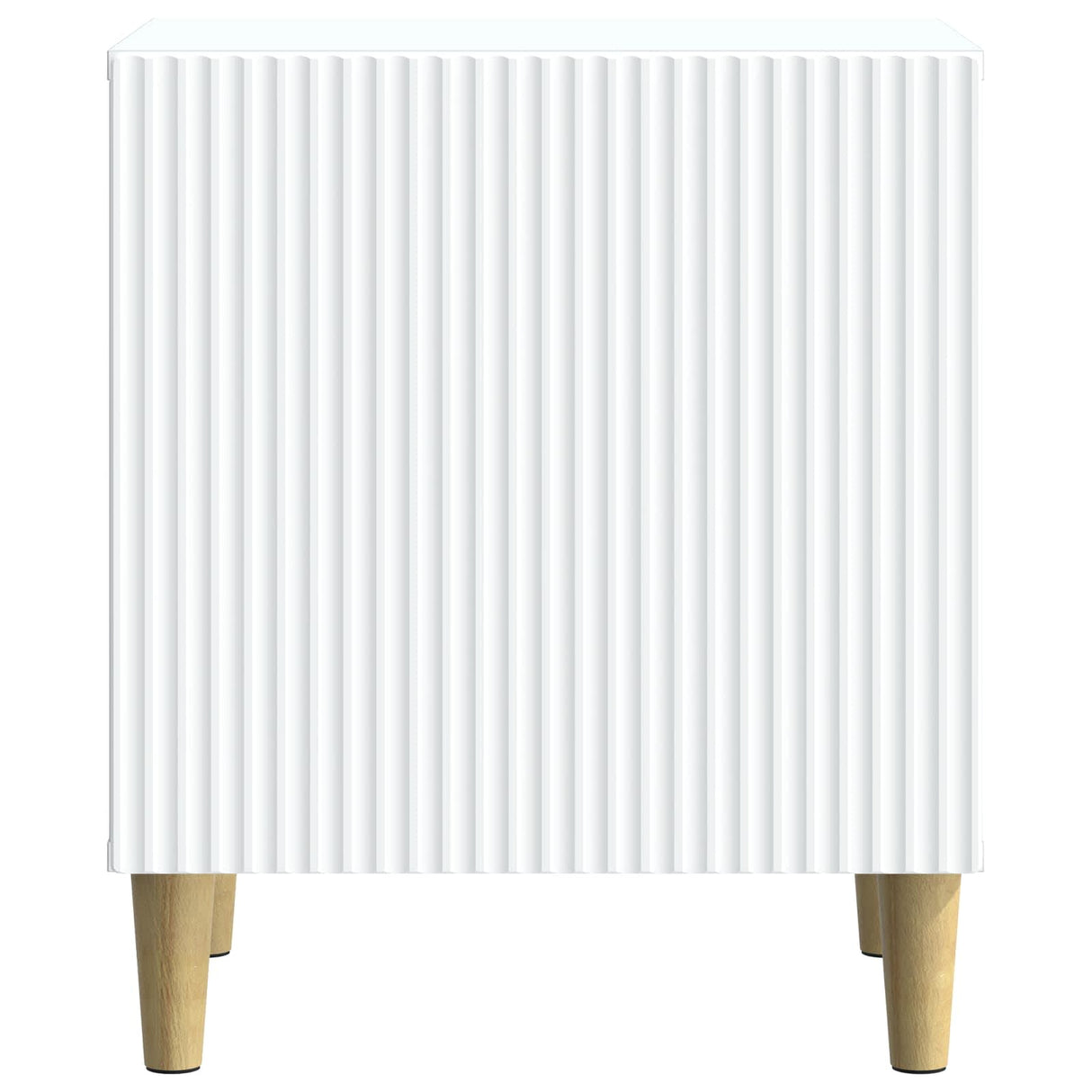 Bedside Cabinet White 43 x 34.5 x 50 cm Engineered Wood