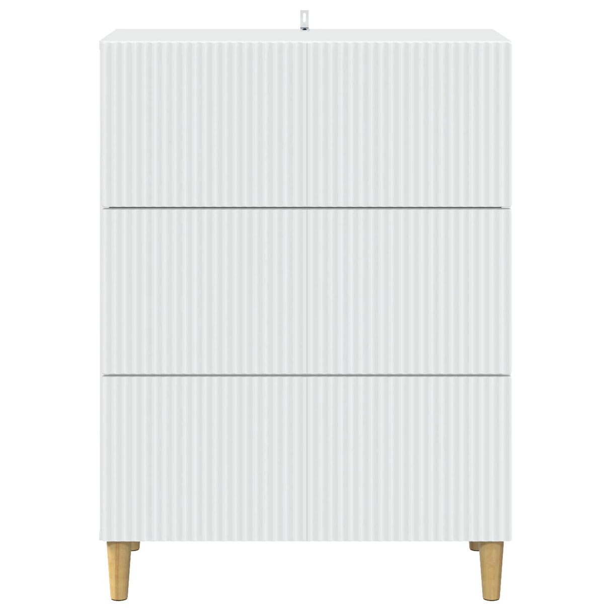 Drawer Cabinet White 66 x 34.5 x 90 cm Engineered Wood