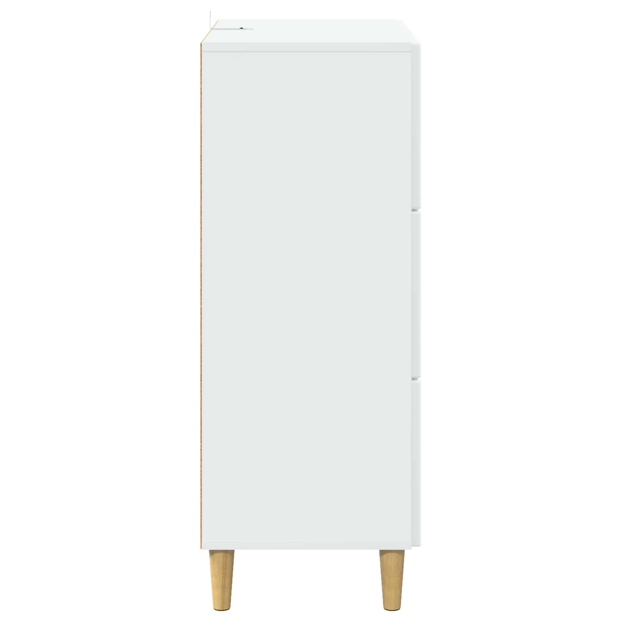 Drawer Cabinet White 66 x 34.5 x 90 cm Engineered Wood