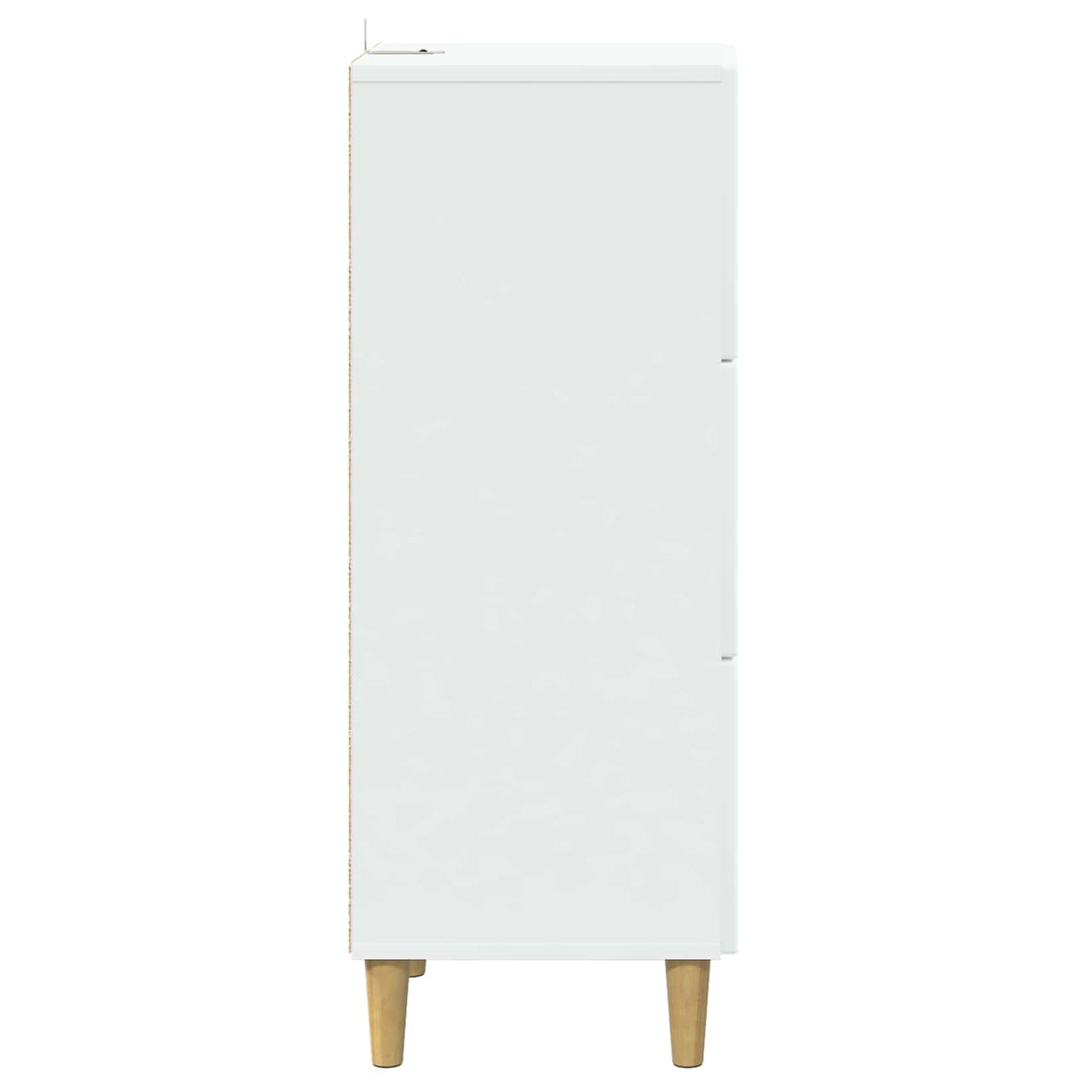 Drawer Cabinet White 33 x 34.5 x 90 cm Engineered Wood