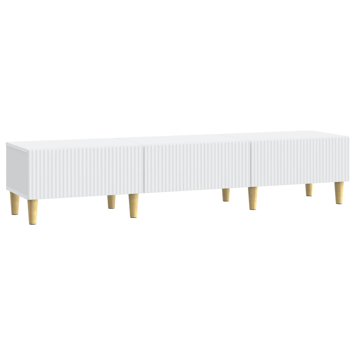 TV Cabinet with Drawer White 147 x 34.5 x 30 cm Engineered Wood