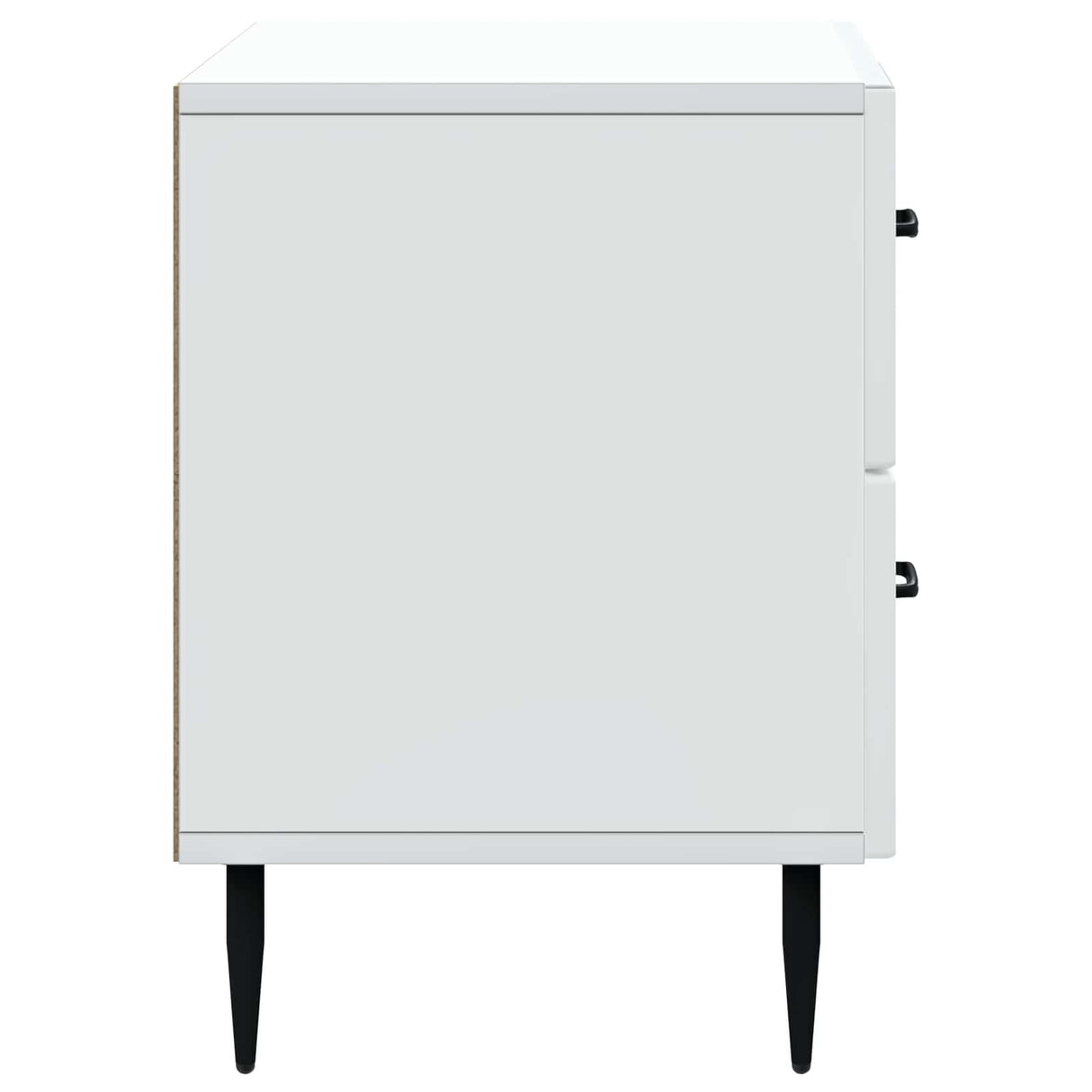 Bedside Cabinet White 62 x 34.5 x 47.5 cm Engineered Wood