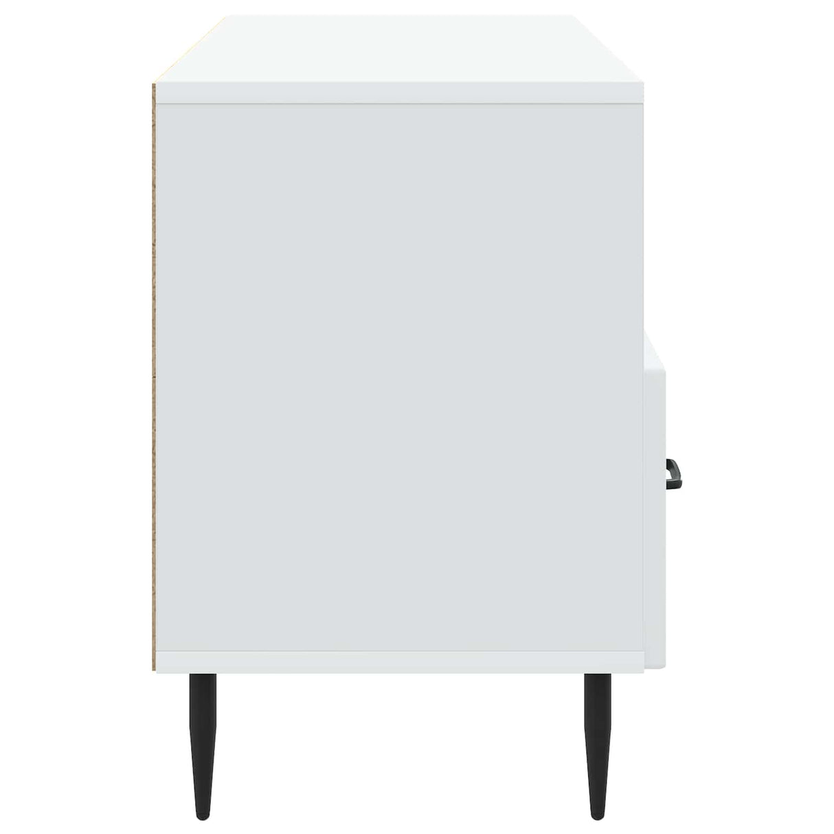 TV Cabinet with Drawer White 102 x 34.5 x 50 cm Engineered Wood