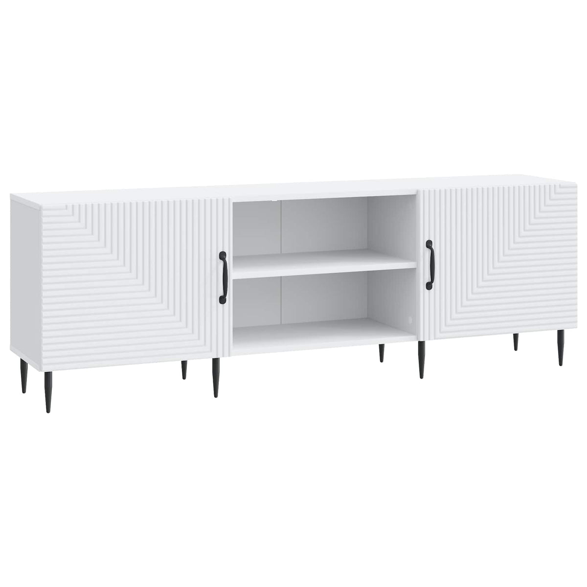 TV Cabinet 150 x 31 x 50 cm White Engineered Wood