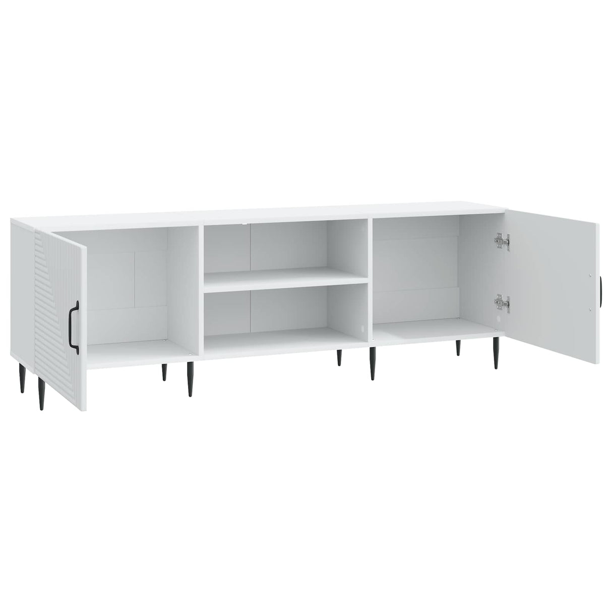 TV Cabinet 150 x 31 x 50 cm White Engineered Wood