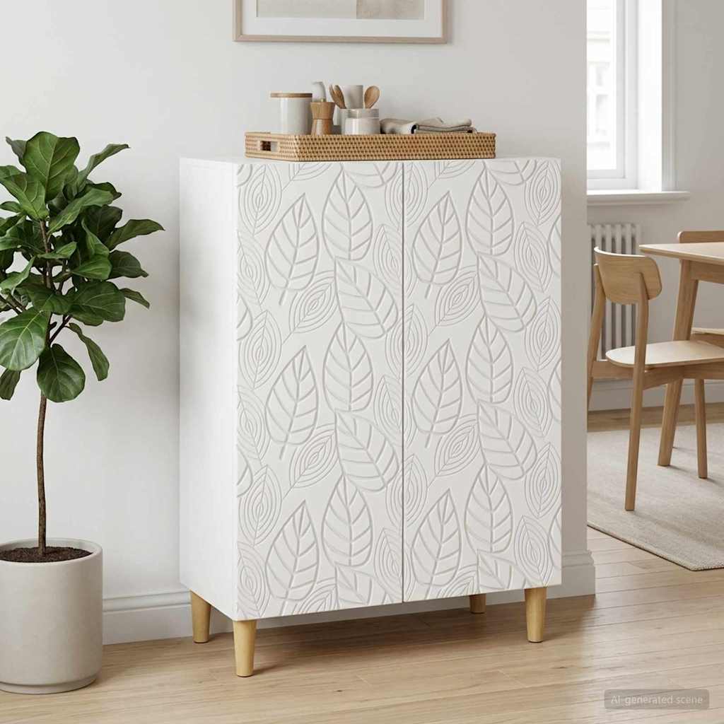 Sideboard White 66 x 34.5 x 90 cm Engineered Wood