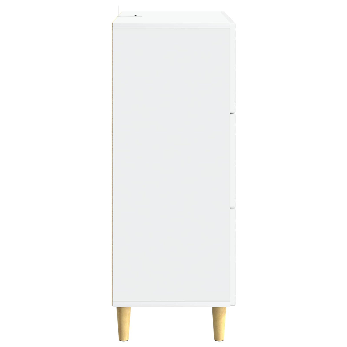 Drawer Cabinet White 33 x 34.5 x 90 cm Engineered Wood