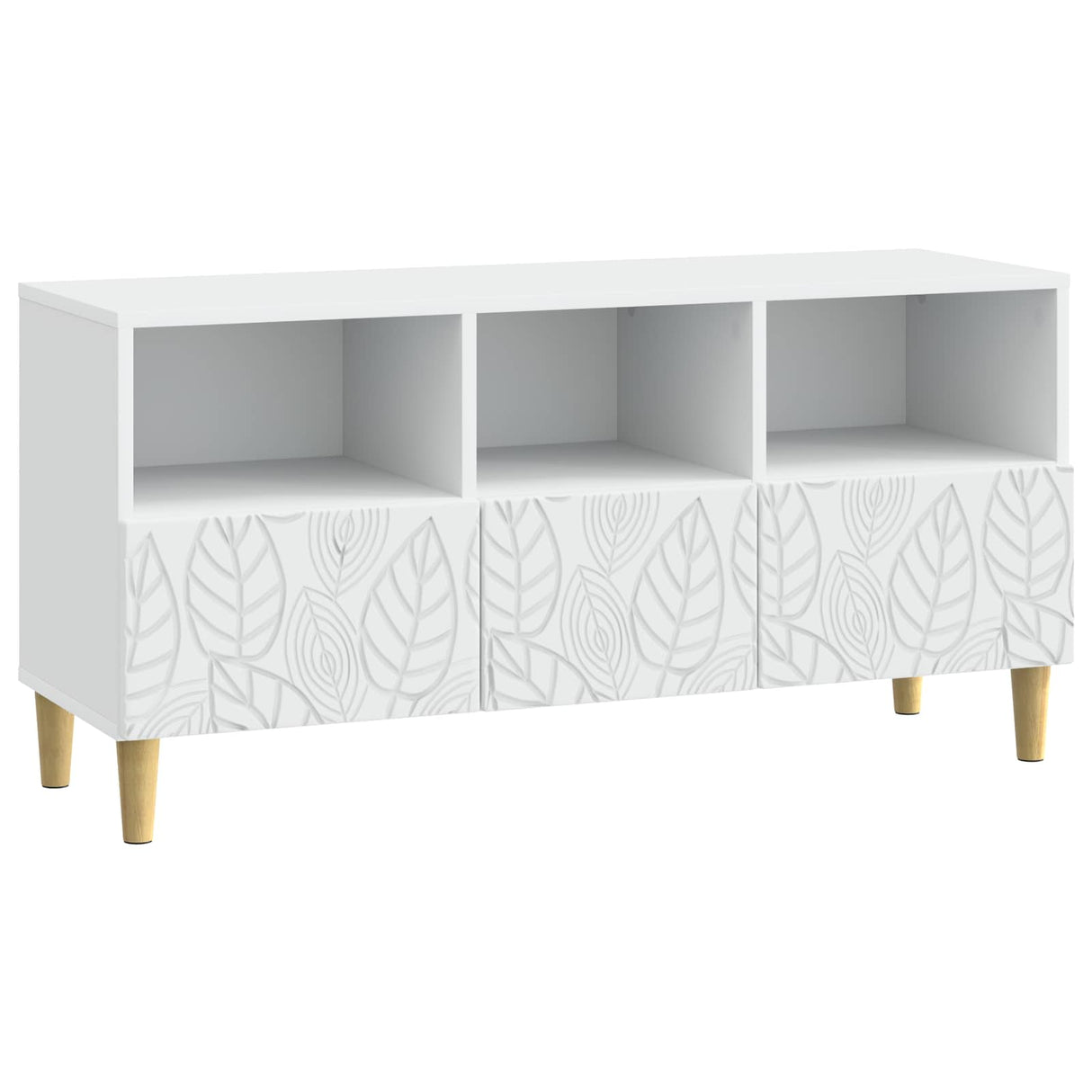 TV Cabinet 102 x 34.5 x 50 cm White Engineered Wood