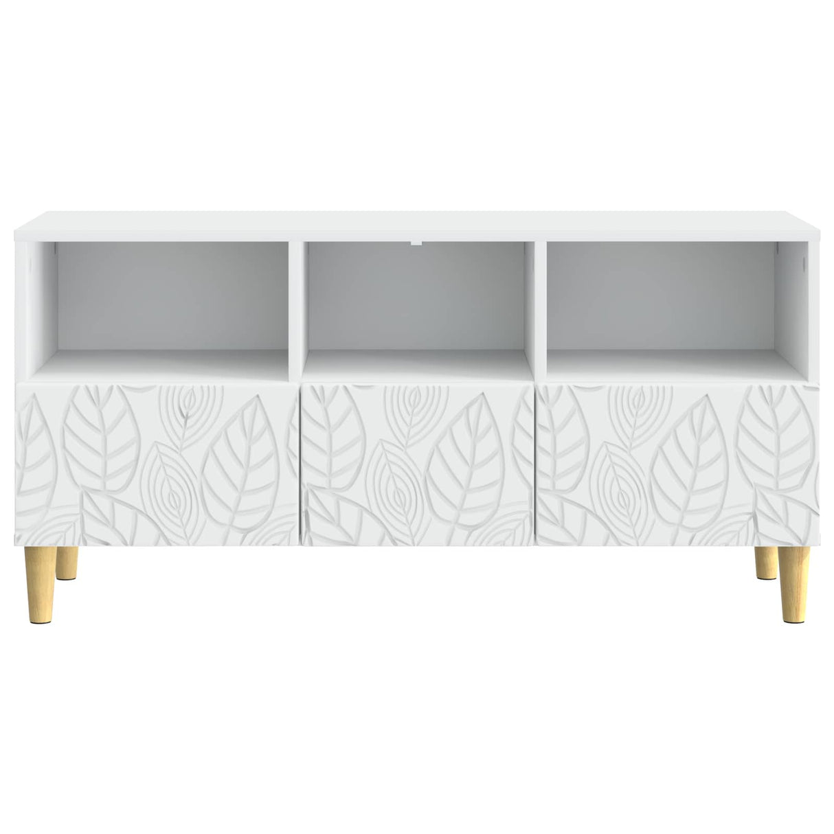 TV Cabinet 102 x 34.5 x 50 cm White Engineered Wood
