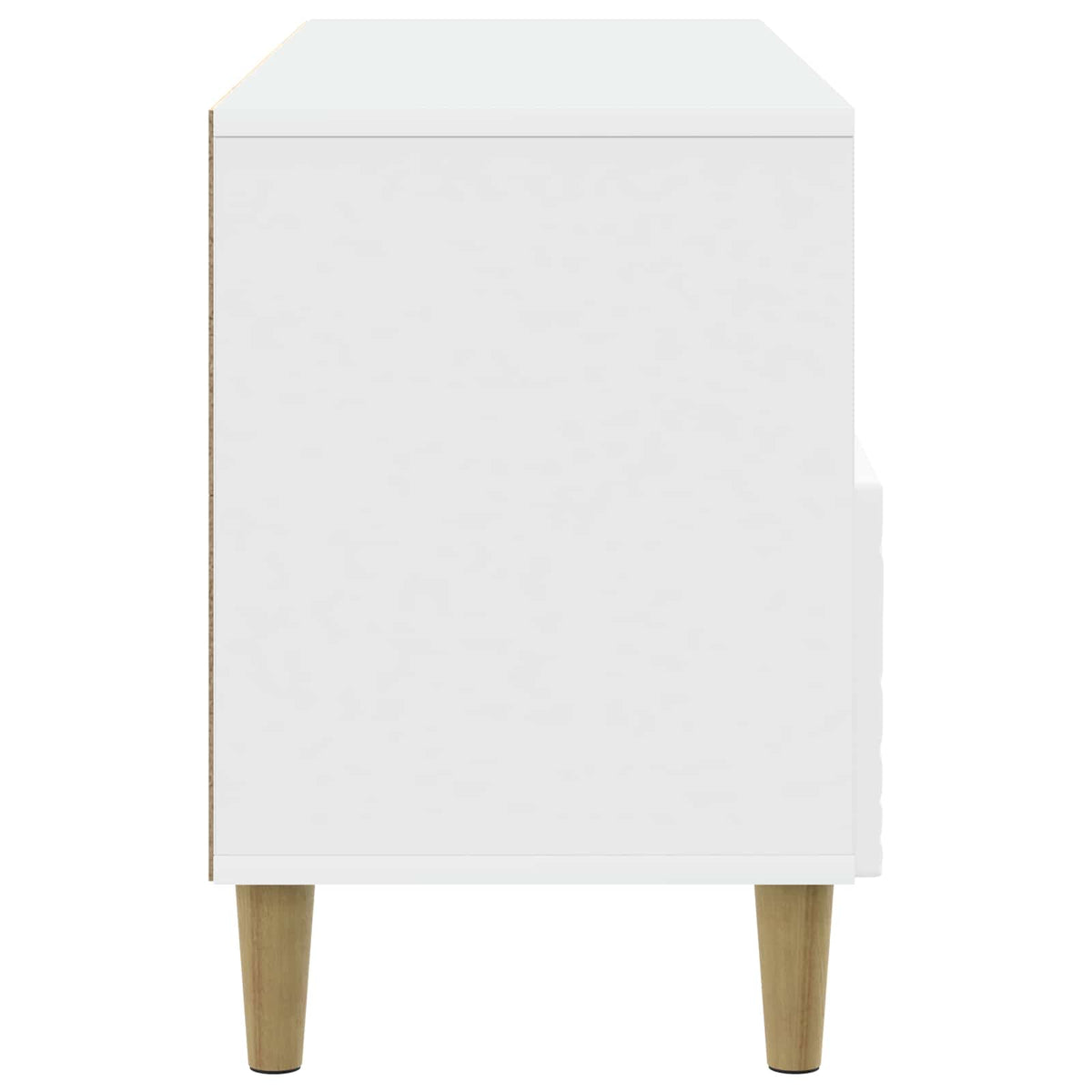 TV Cabinet 102 x 34.5 x 50 cm White Engineered Wood