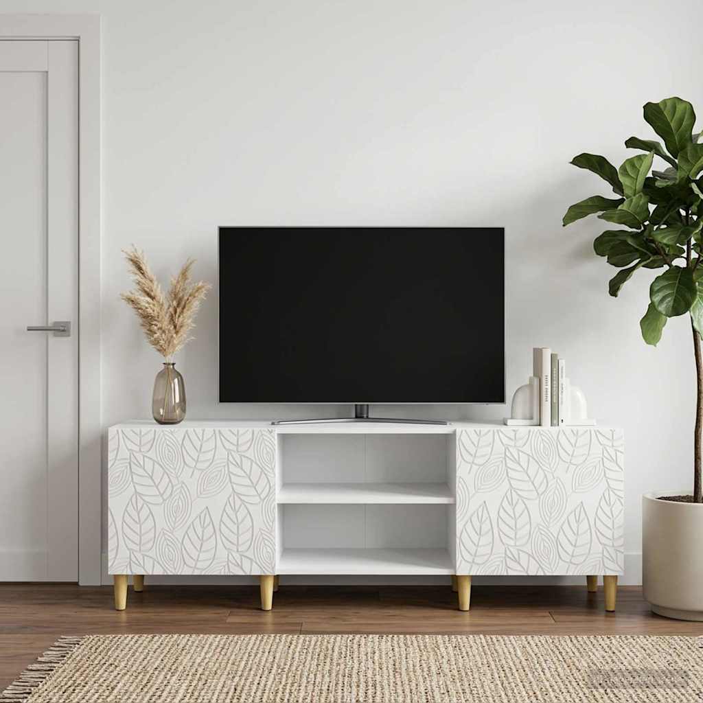 TV Cabinet 150 x 31 x 50 cm White Engineered Wood