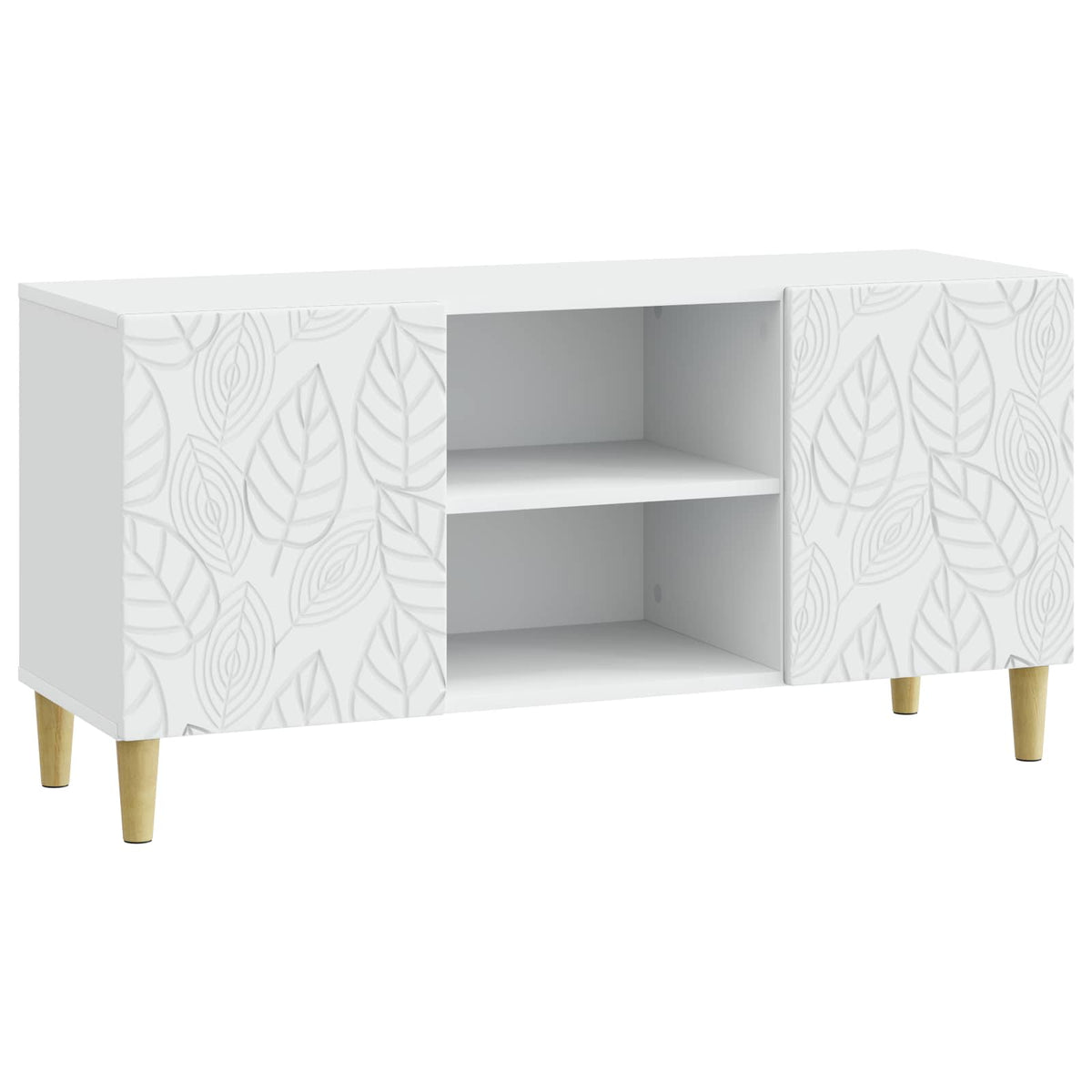 TV Cabinet 102 x 34.5 x 50 cm White Engineered Wood