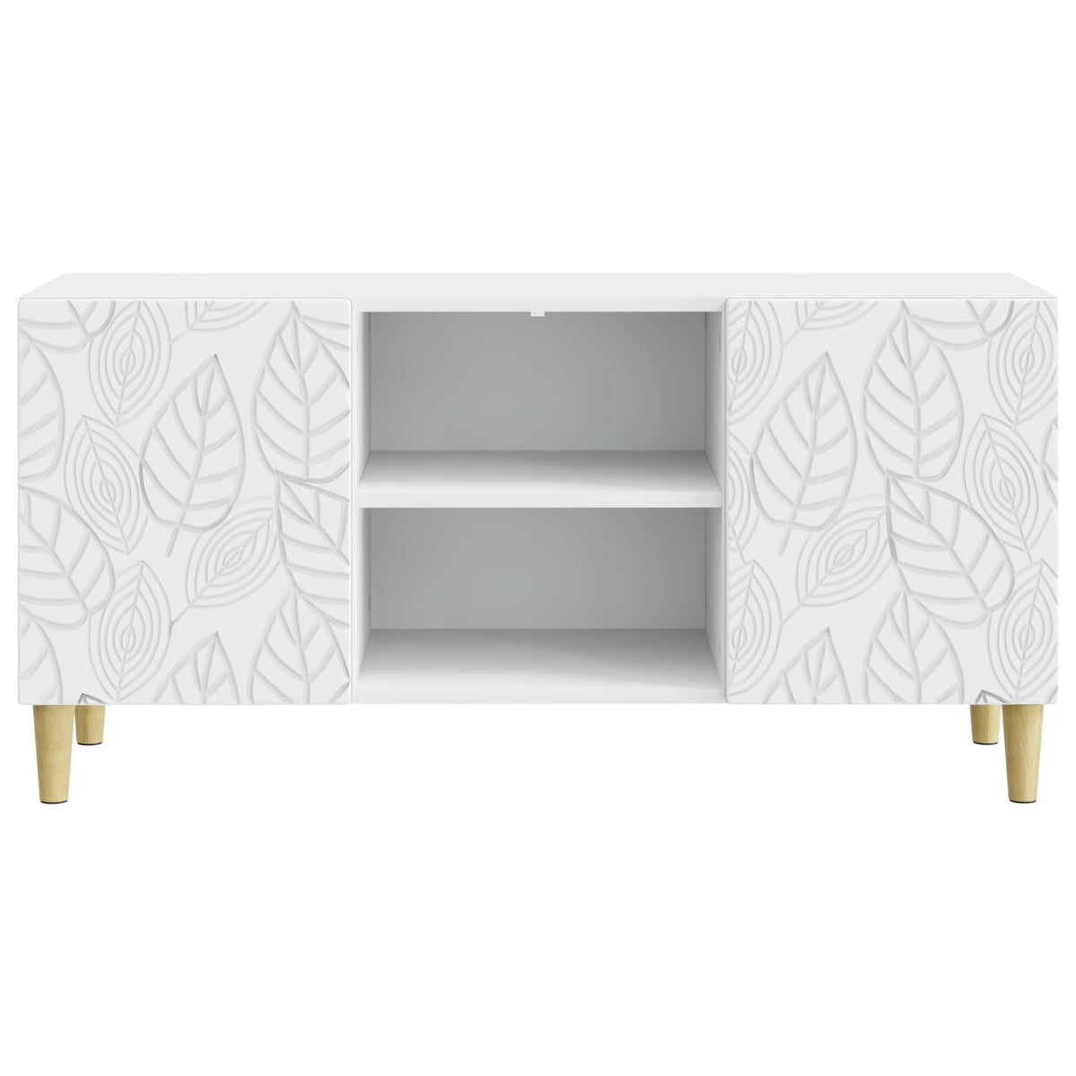 TV Cabinet 102 x 34.5 x 50 cm White Engineered Wood