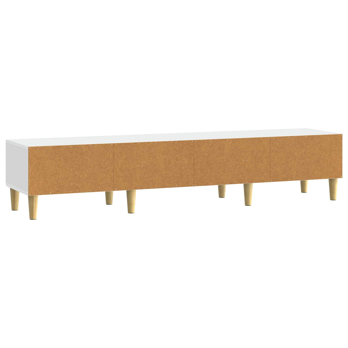 TV Cabinet 147 x 34.5 x 30 cm White Engineered Wood