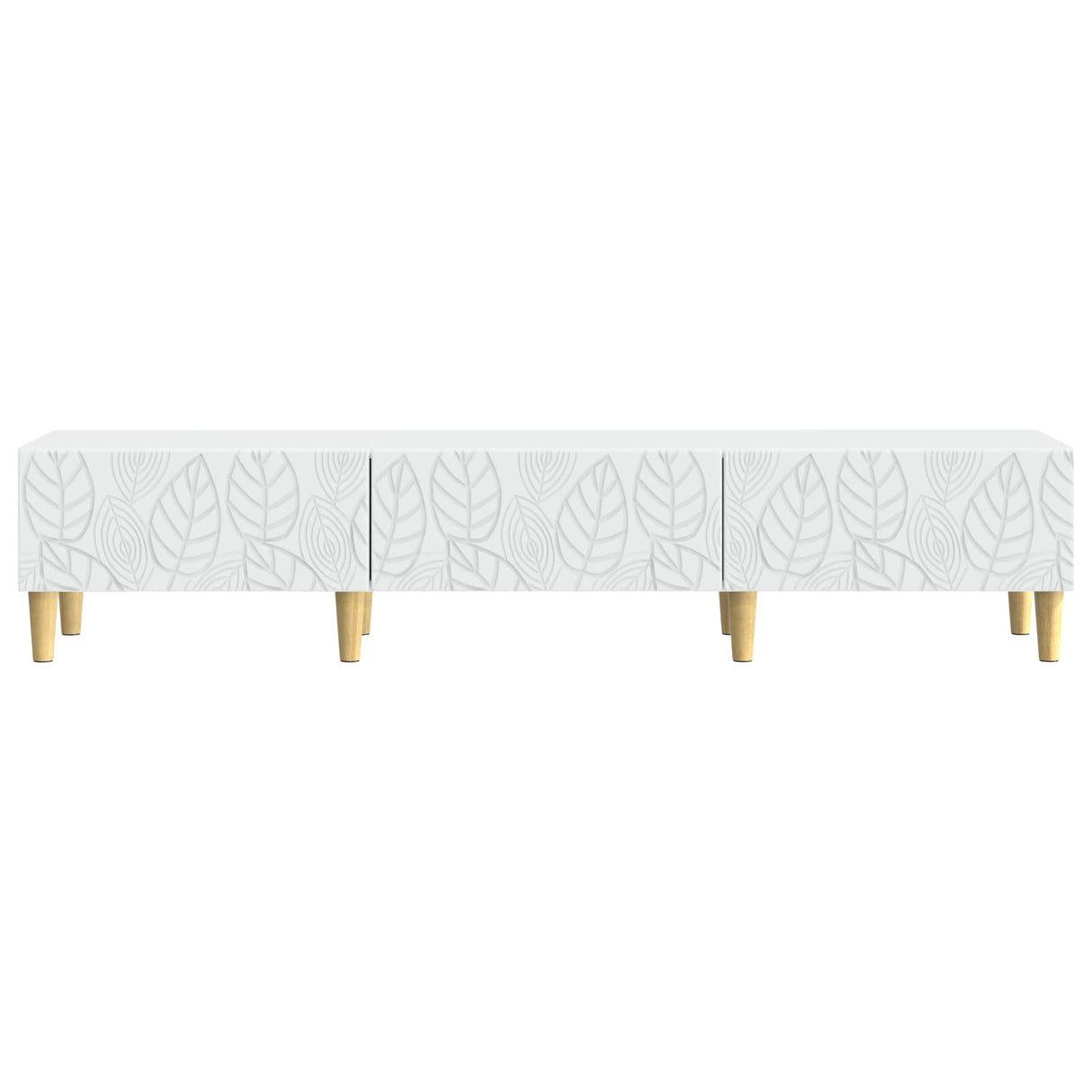 TV Cabinet 147 x 34.5 x 30 cm White Engineered Wood